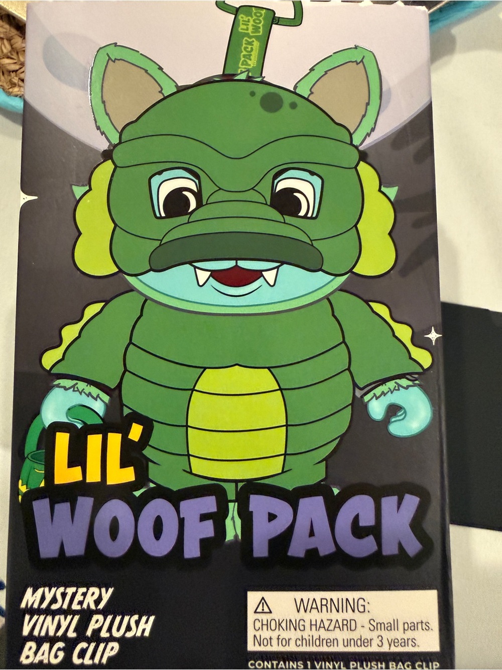 Lil woof pack vinyl plush bag charm